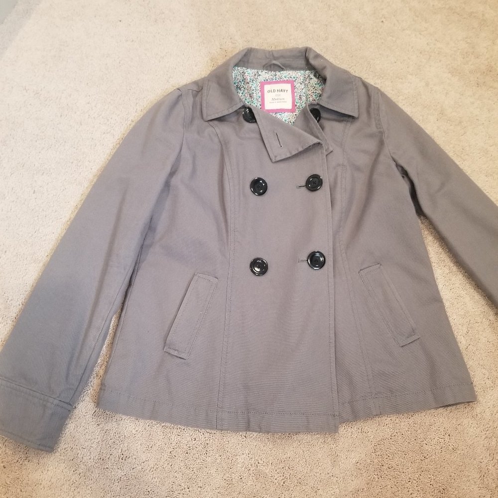Old Navy Grey Pea Coat